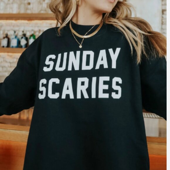 ❌❌SOLD❌❌ "Sunday Scaries" Sweatshirt (Large) - Picture 1 of 7